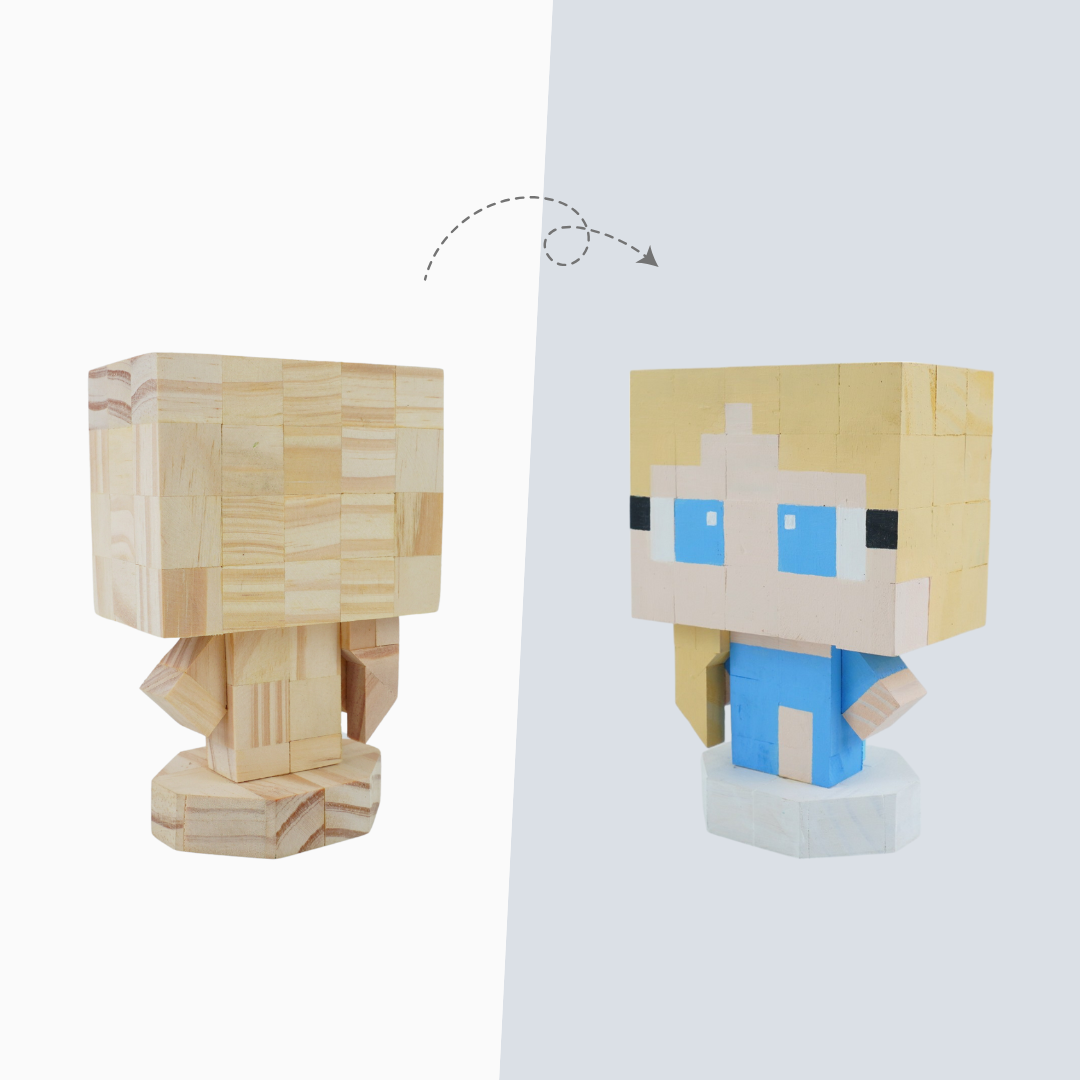 (DIY) Kit Tô Màu Mô Hình Công Chúa Elsa - Frozen