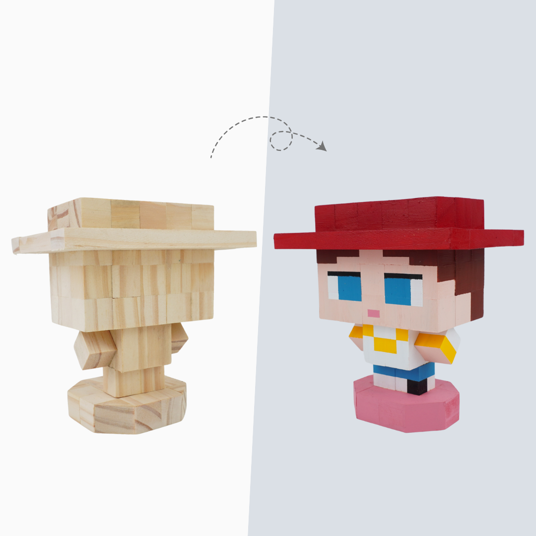 (DIY) Kit Tô Màu Nhân Vật Jessie Toy Story (s)