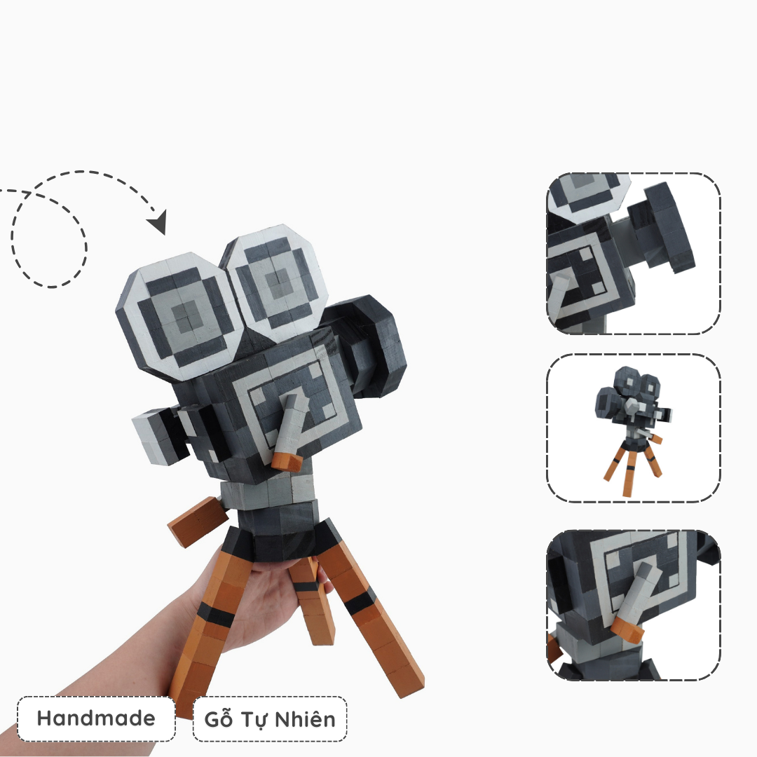 Mô Hình Gỗ Walt Disney Tribute Camera (Art Toy)