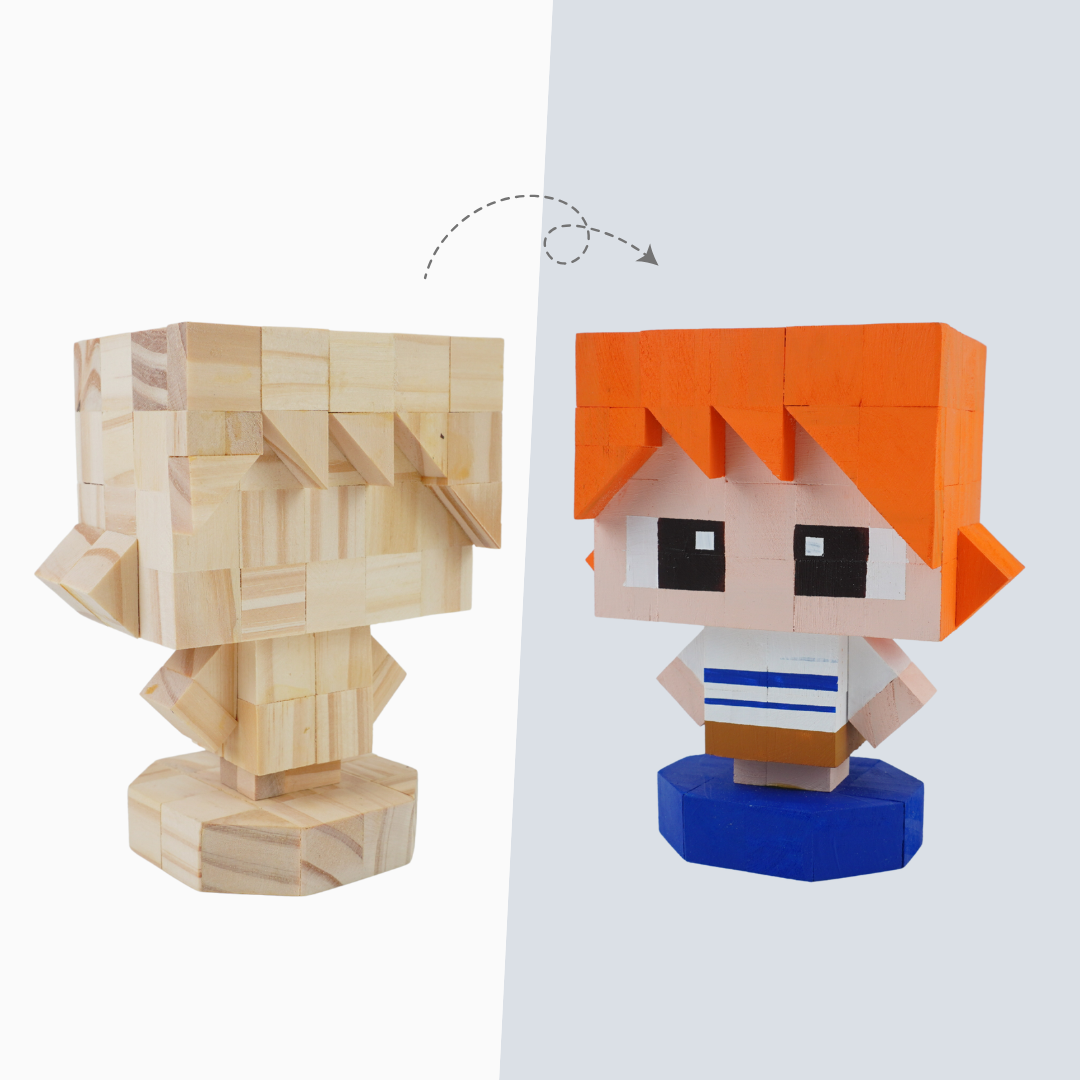 (DIY) Kit Tô Màu Mô Hình Nhân Vật Nami (One Piece)