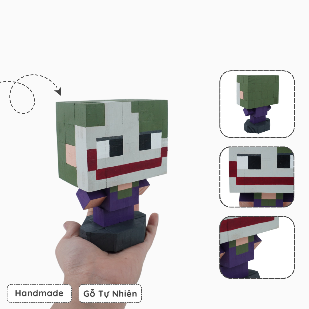 Mô Hình Gỗ Joker (size s)