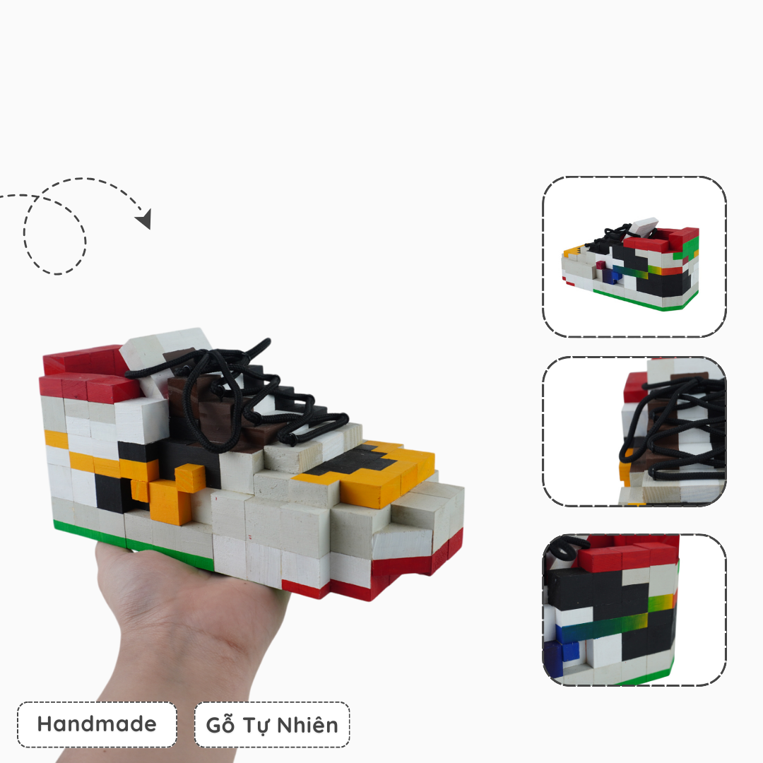 Mô Hình Gỗ Giày Nike SB Dunk Low What The Paul Men's (Art Toy)