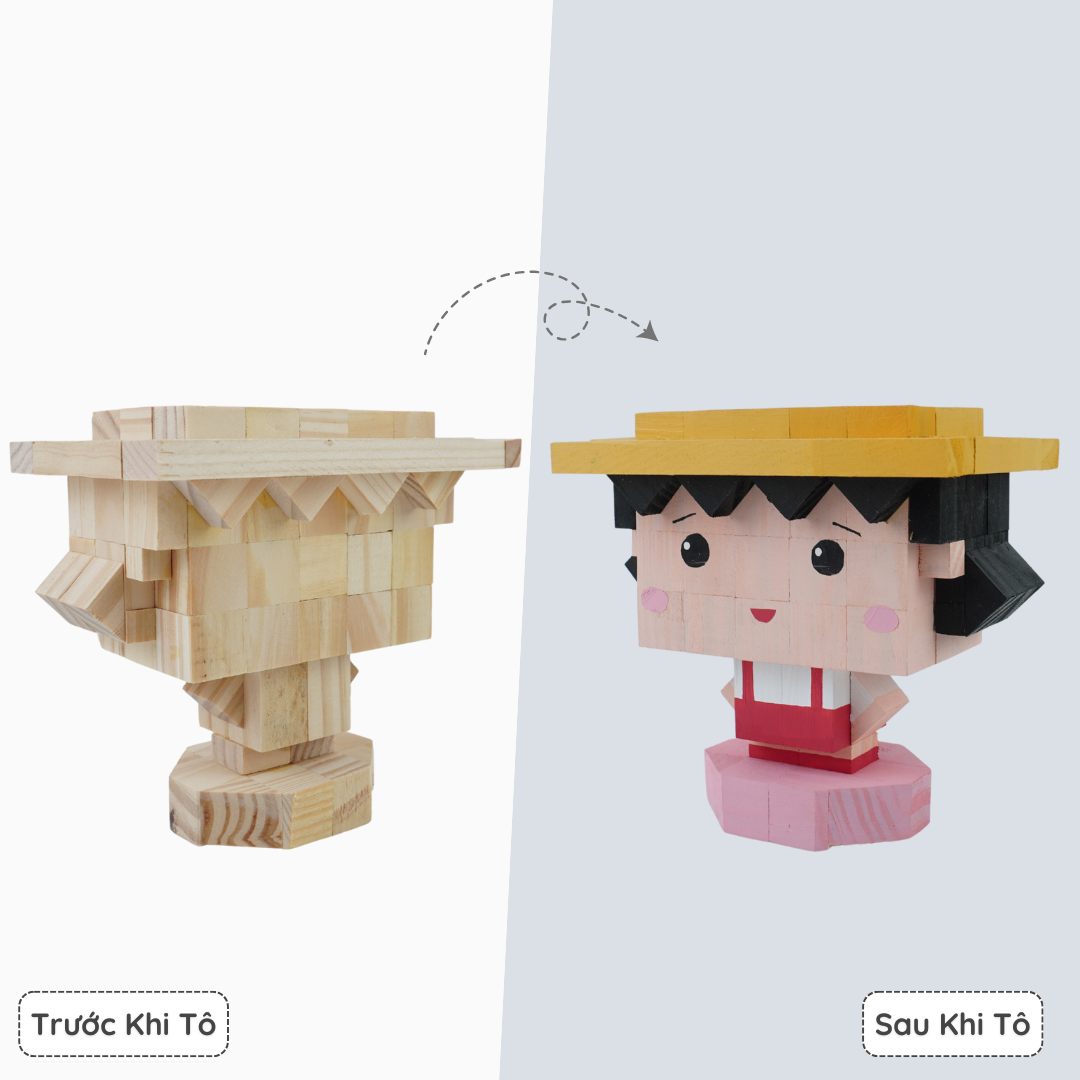 (DIY) Kit Tô Màu Maruko