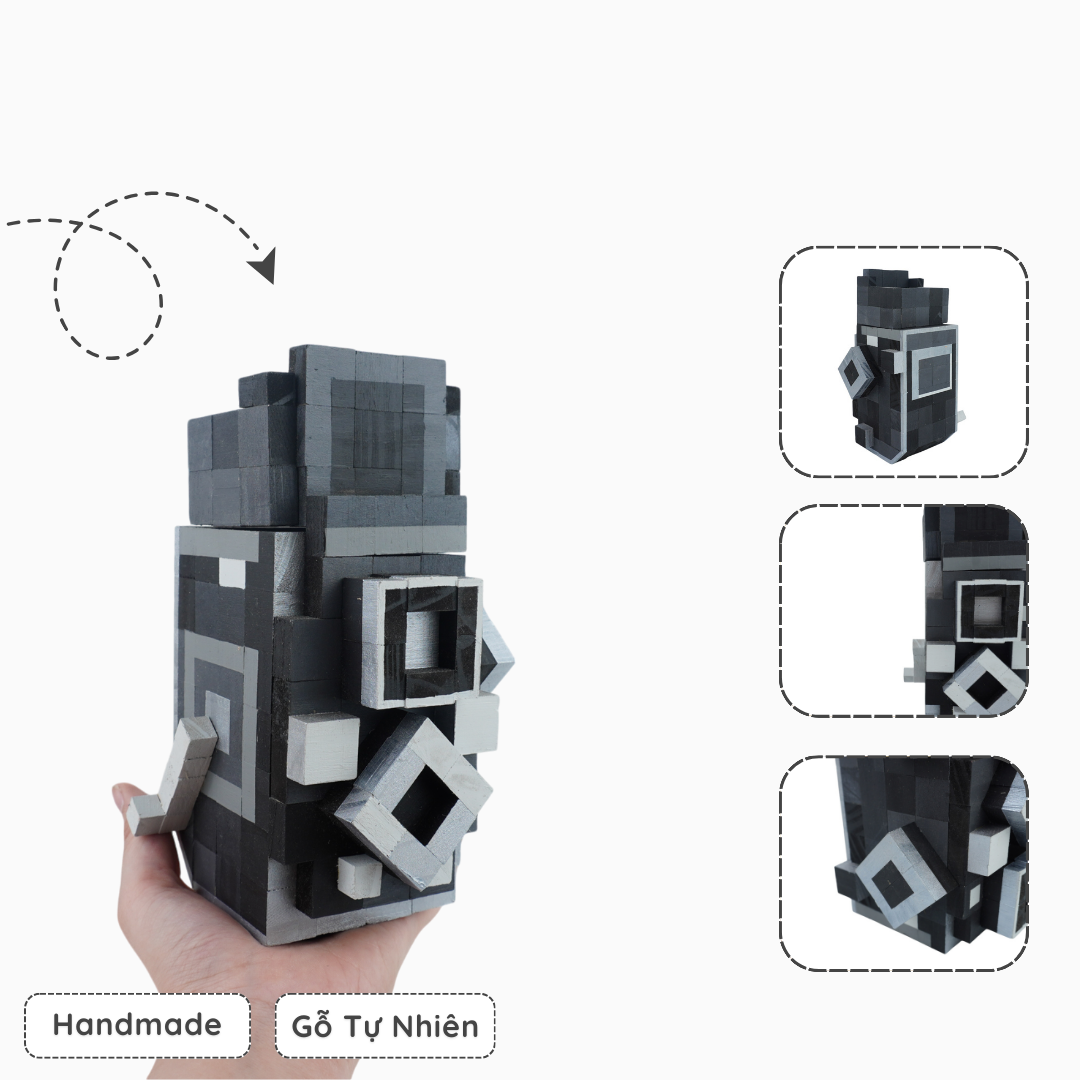 Mô Hình Gỗ Máy Ảnh Hasselblad (Art Toy)