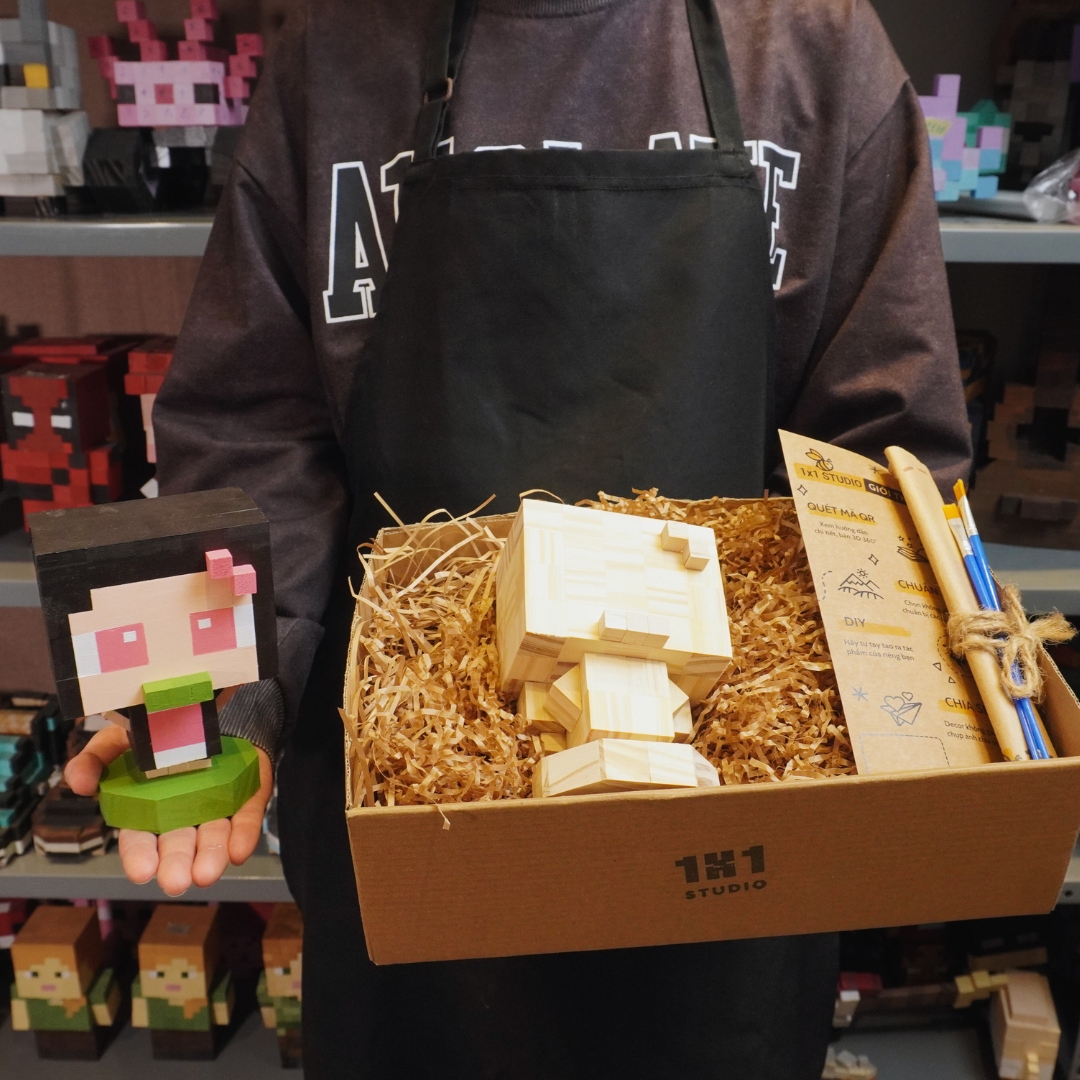 Mô Hình Gỗ Nhân Vật Nezuko