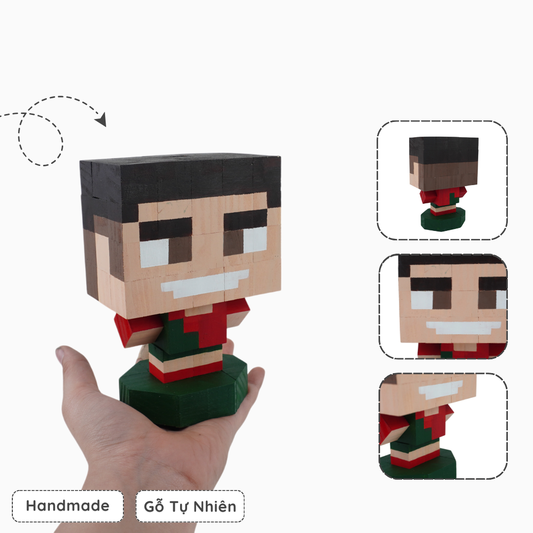 Mô Hình Gỗ CR7 (size s)
