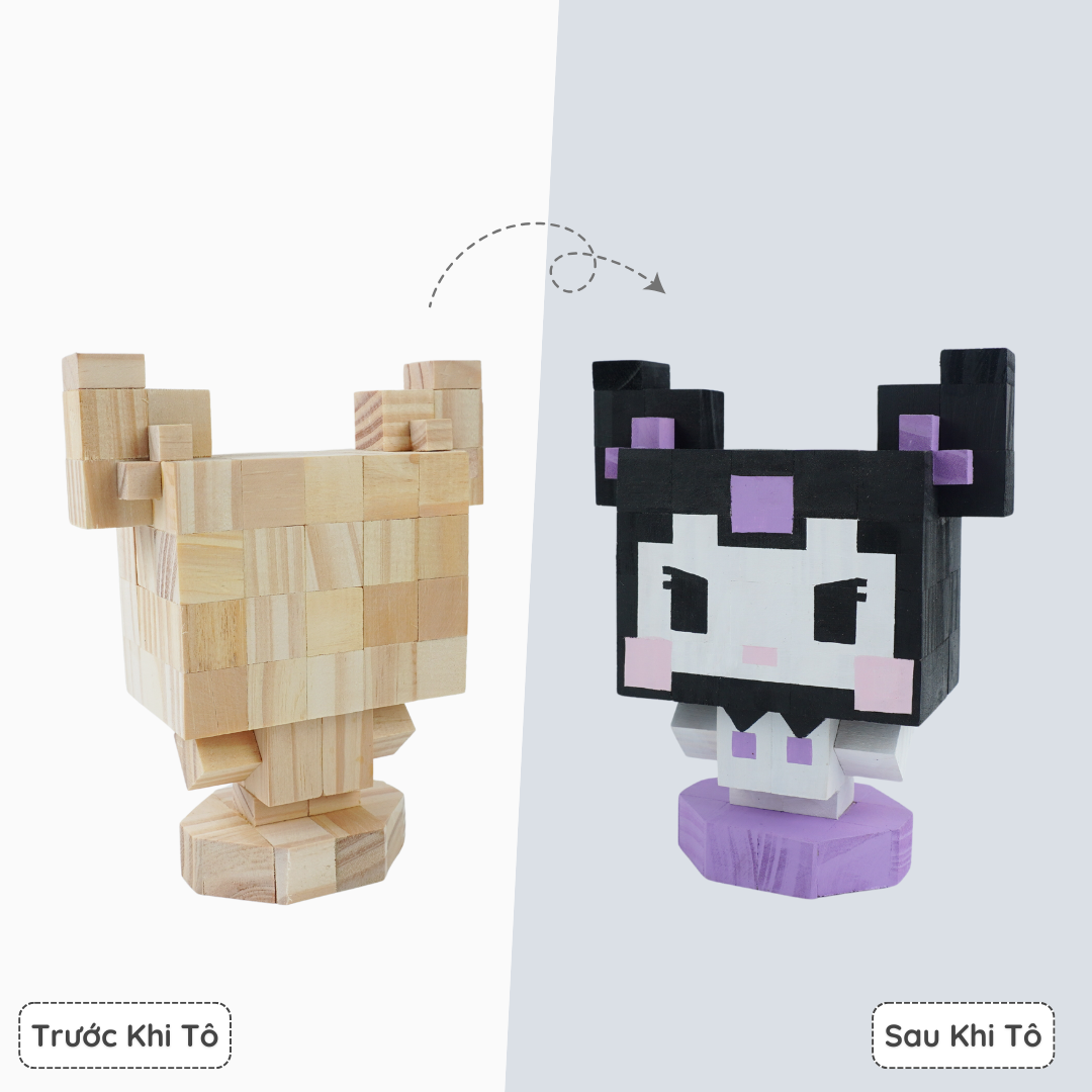 (DIY) Kit Tô Màu Kuromi (size s)