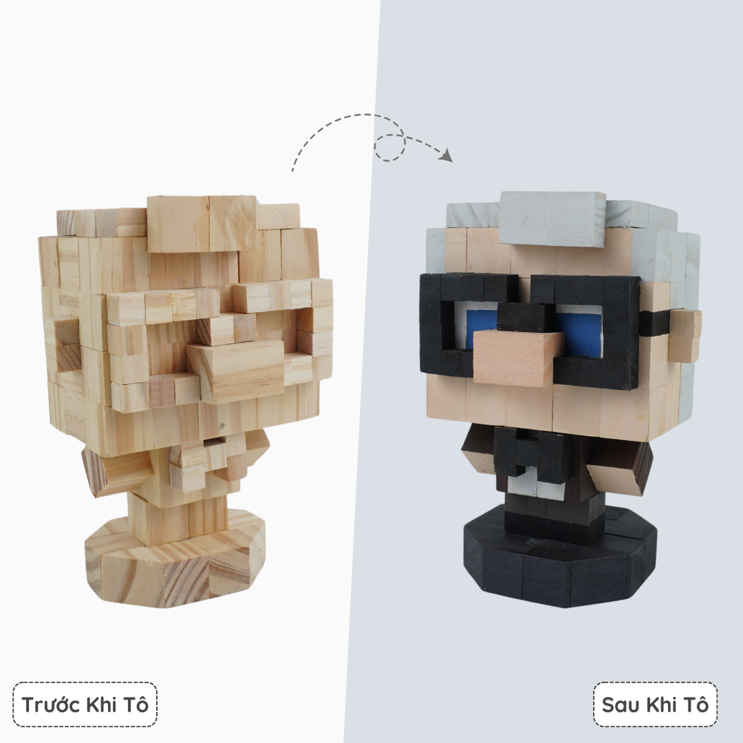 (DIY) KIt Tô Màu Oldman Carl (Phim Up)