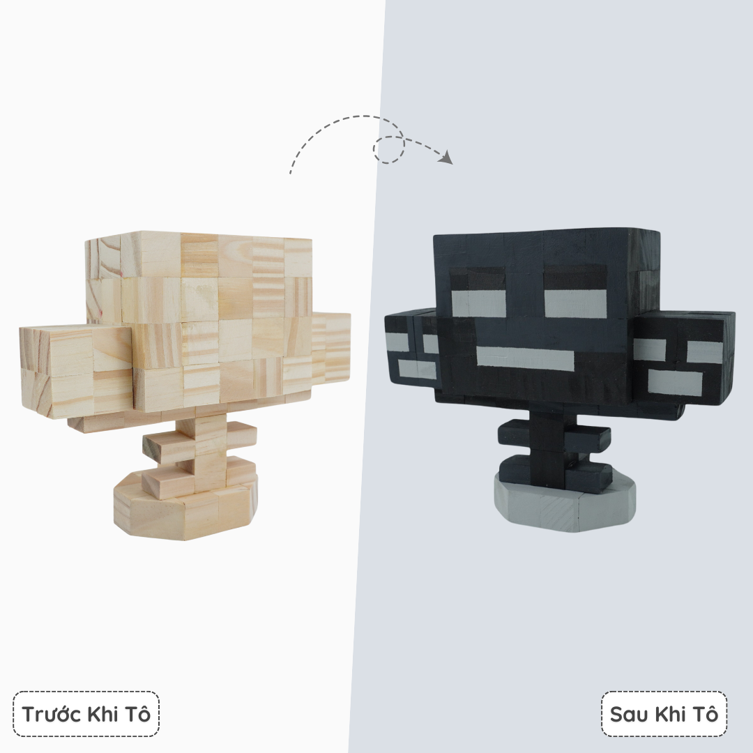 (DIY) Kit Tô Màu Minecraft Wither (s)