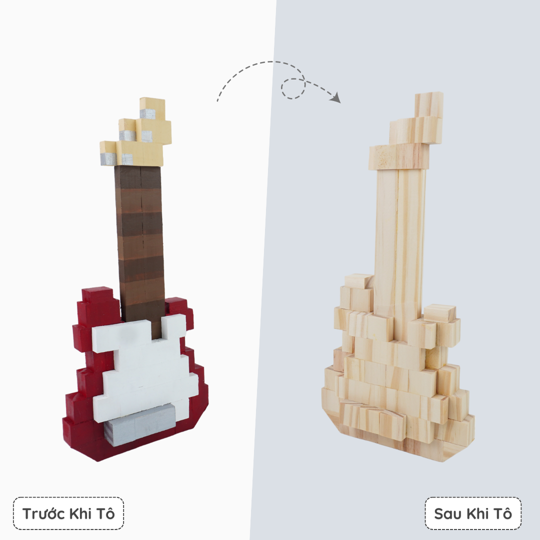 (DIY) Kit Tô Màu Đàn Guitar Điện