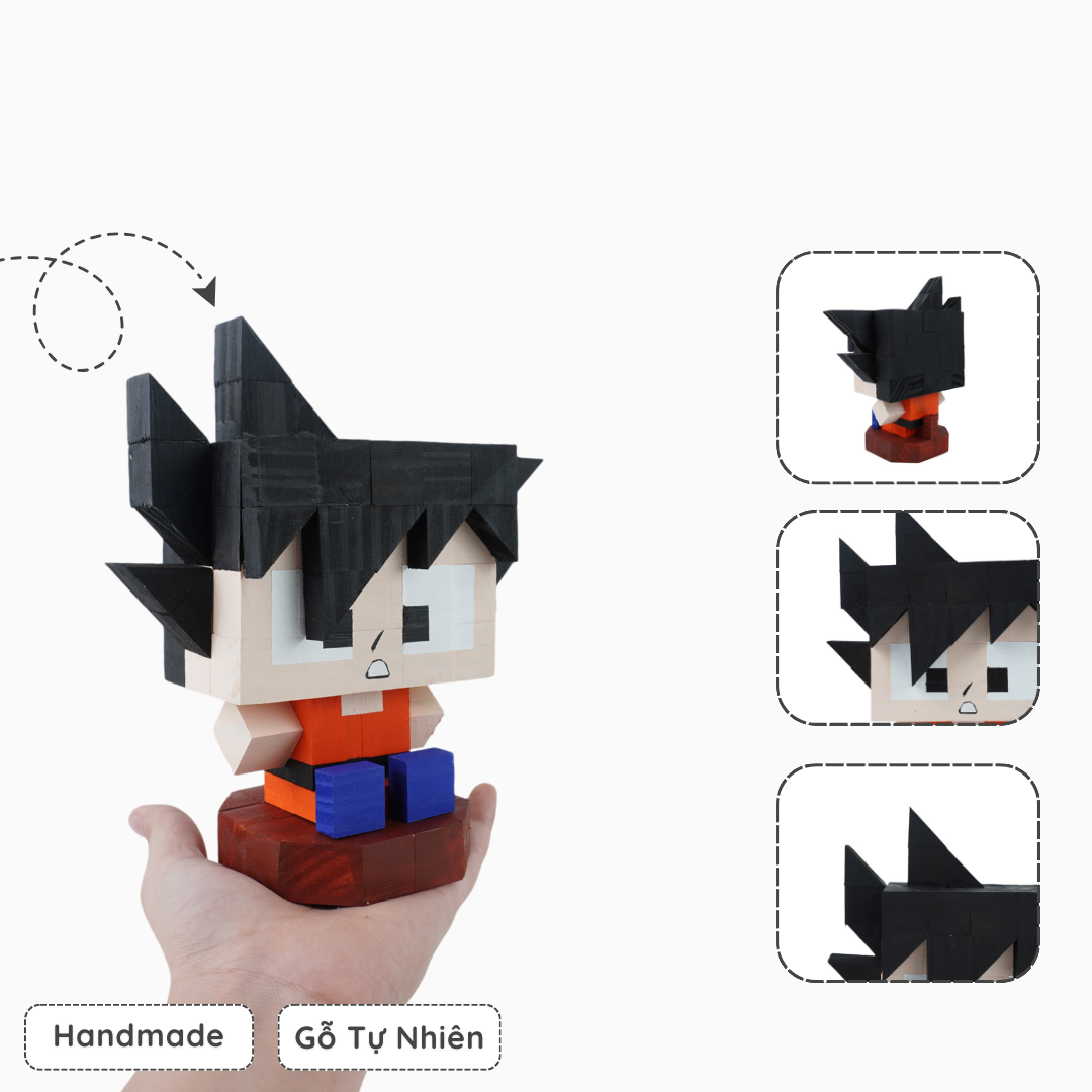 Mô Hình Gỗ Songoku