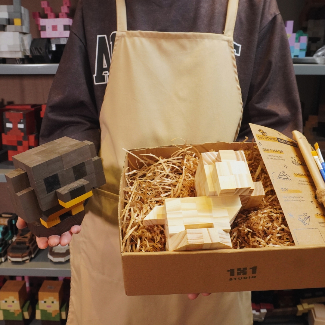 (DIY) Kit Tô Màu Mô Hình Chó Xúc Xích (s)