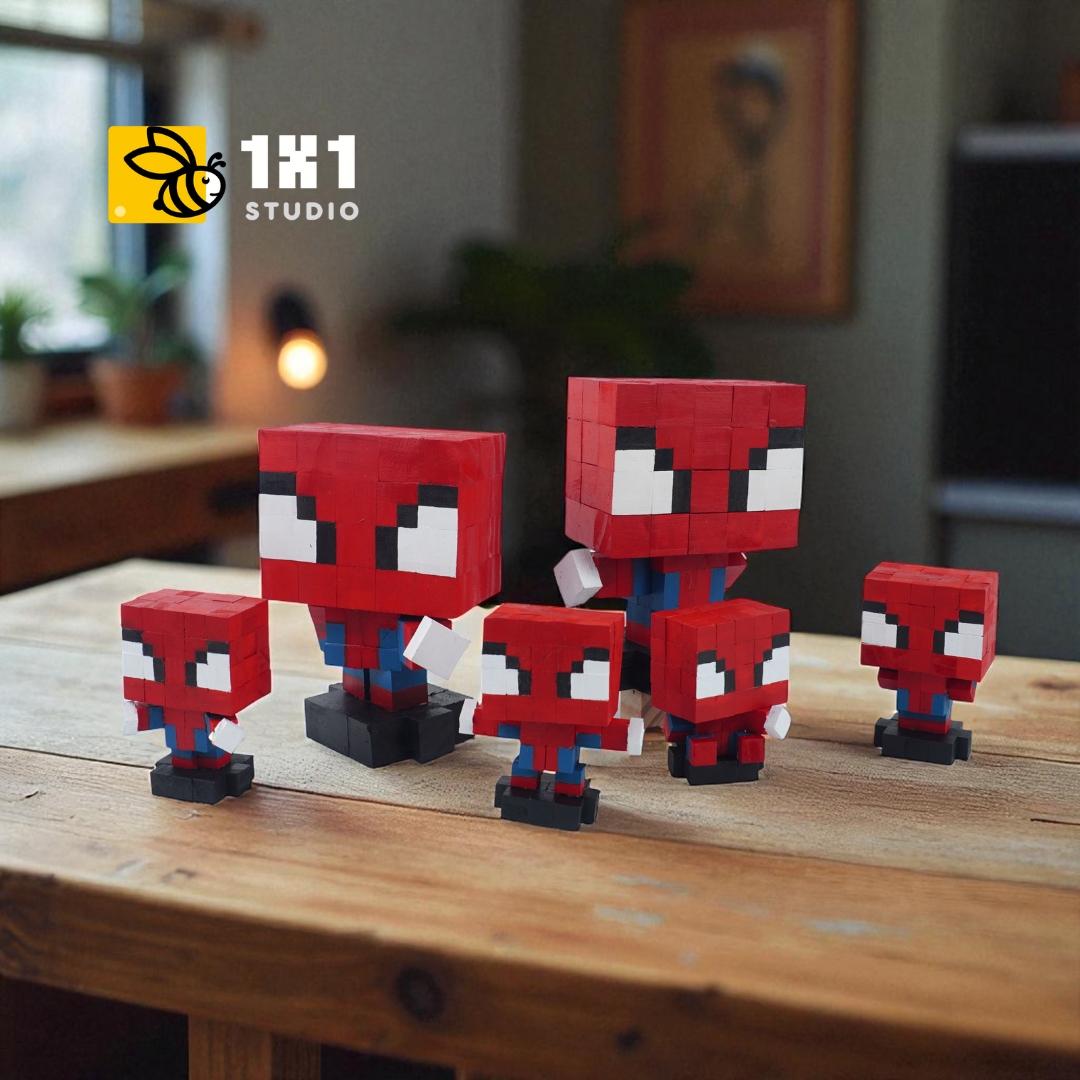 Bộ Lắp Ghép 2 Người Nhện Spiderman (Thu Nhỏ)