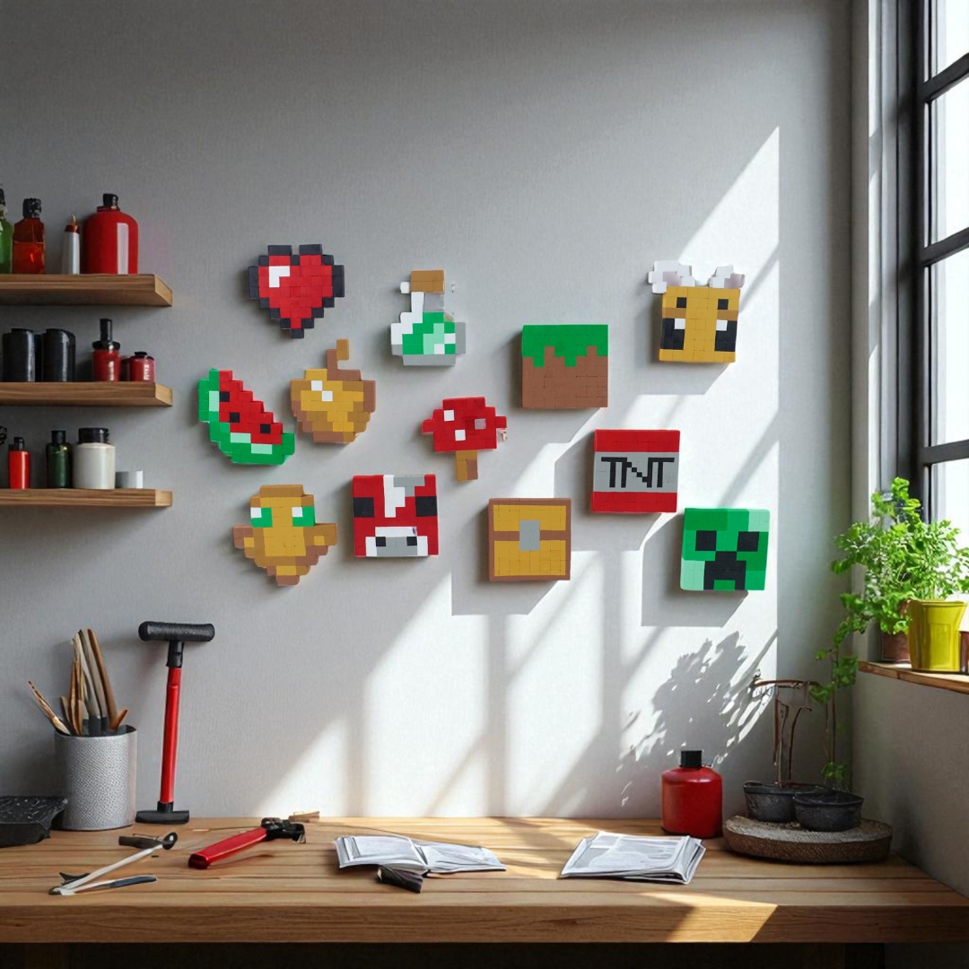 Bộ Chế Tạo 6 Mô Hình Phẳng Decor Thu Nhỏ (Bộ 1)