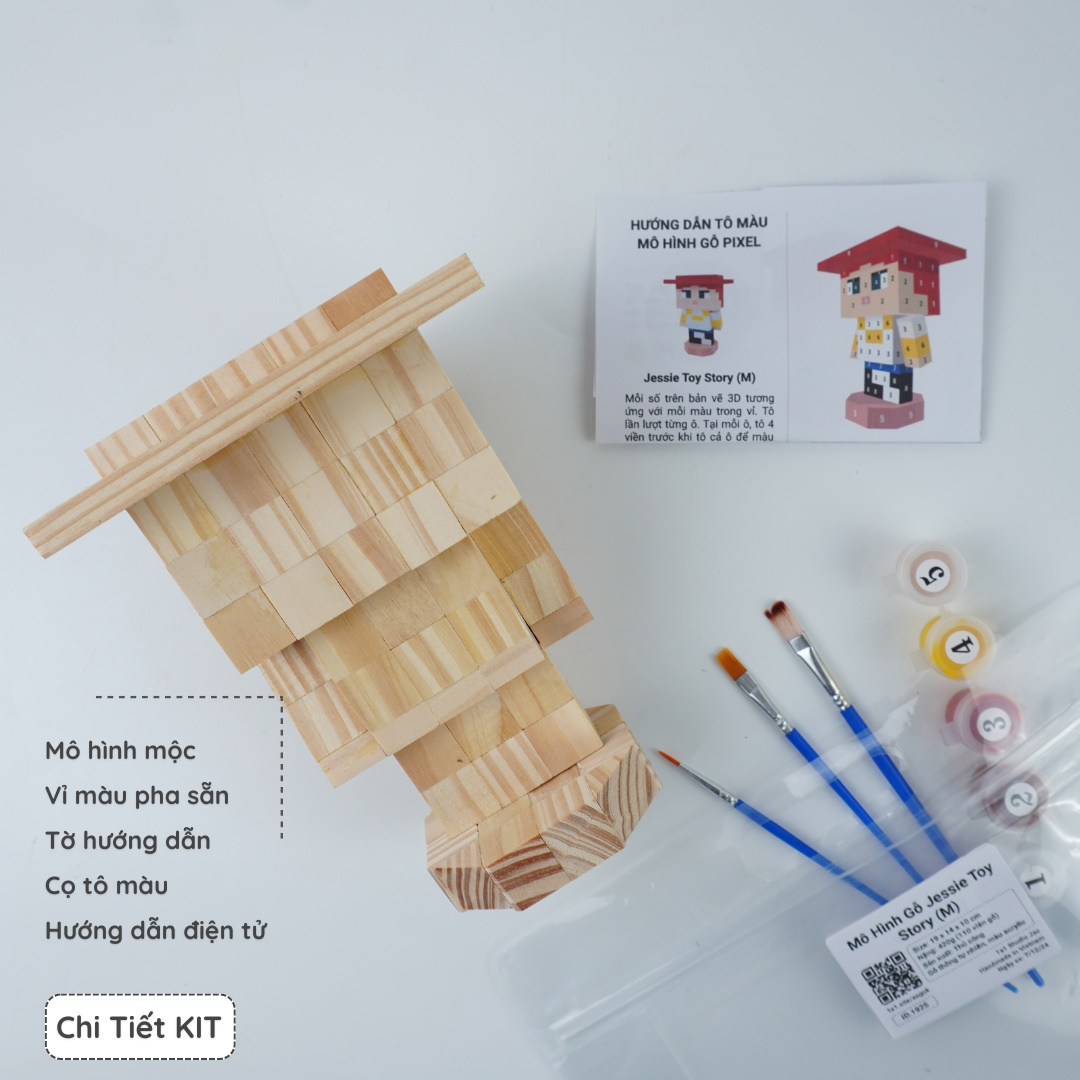 (DIY) KIt Tô Màu Jessie Toy Story (size M)
