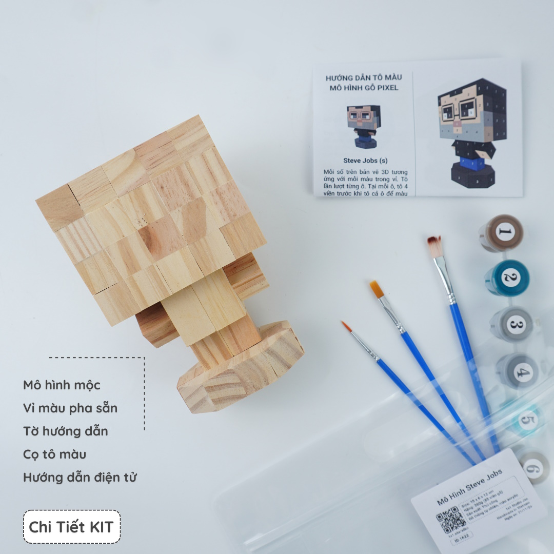 (DIY) KIt Tô Màu Steve Jobs