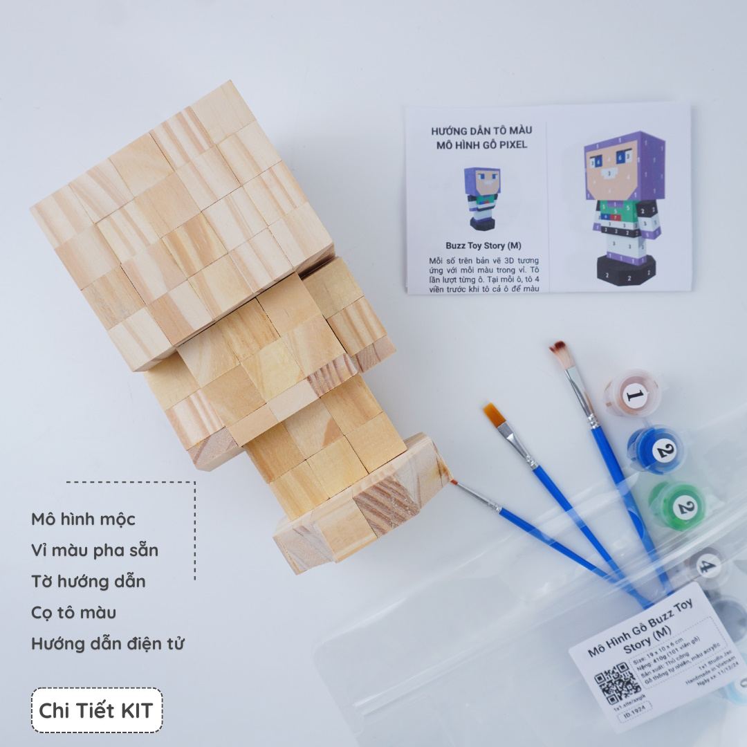 (DIY) Kit Tô Màu Buzz LightYear (Toy story)