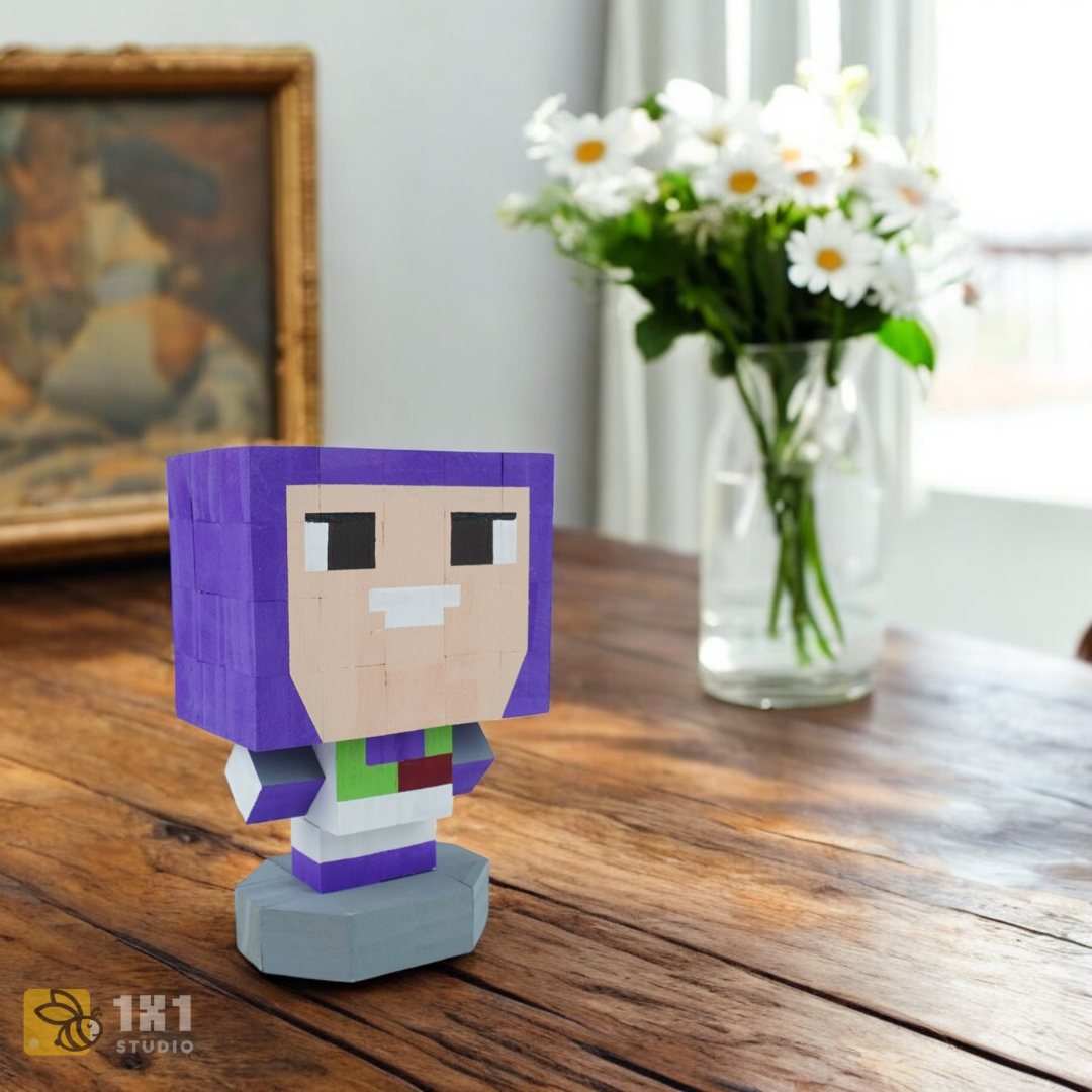Mô Hình Gỗ Nhân Vật Buzz Toy Story (s)
