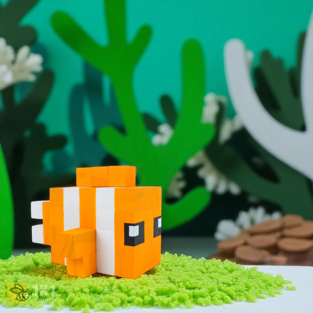 Mô Hình Gỗ Cá Nemo (s)
