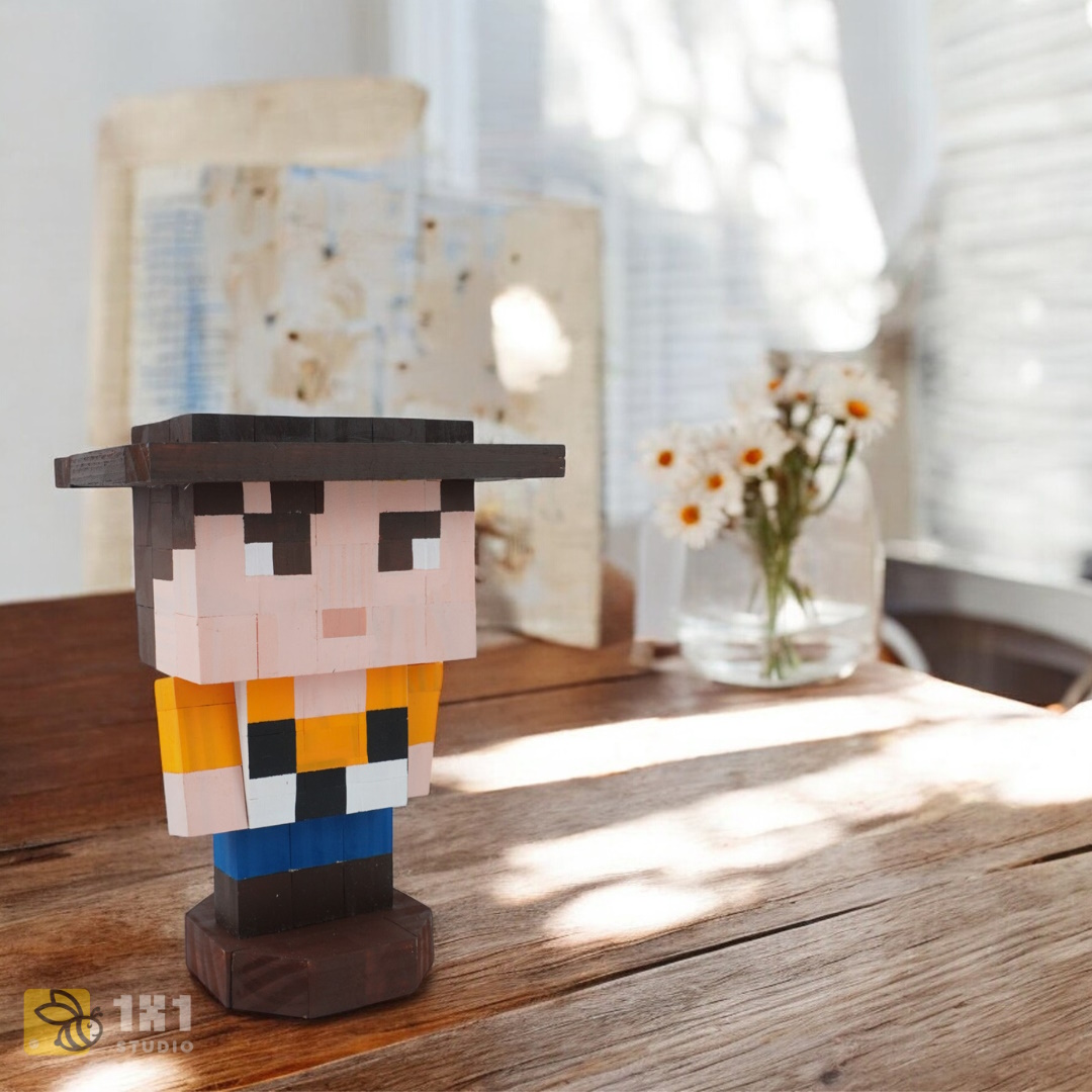 Mô Hình Gỗ Woody Toy Story (size M)