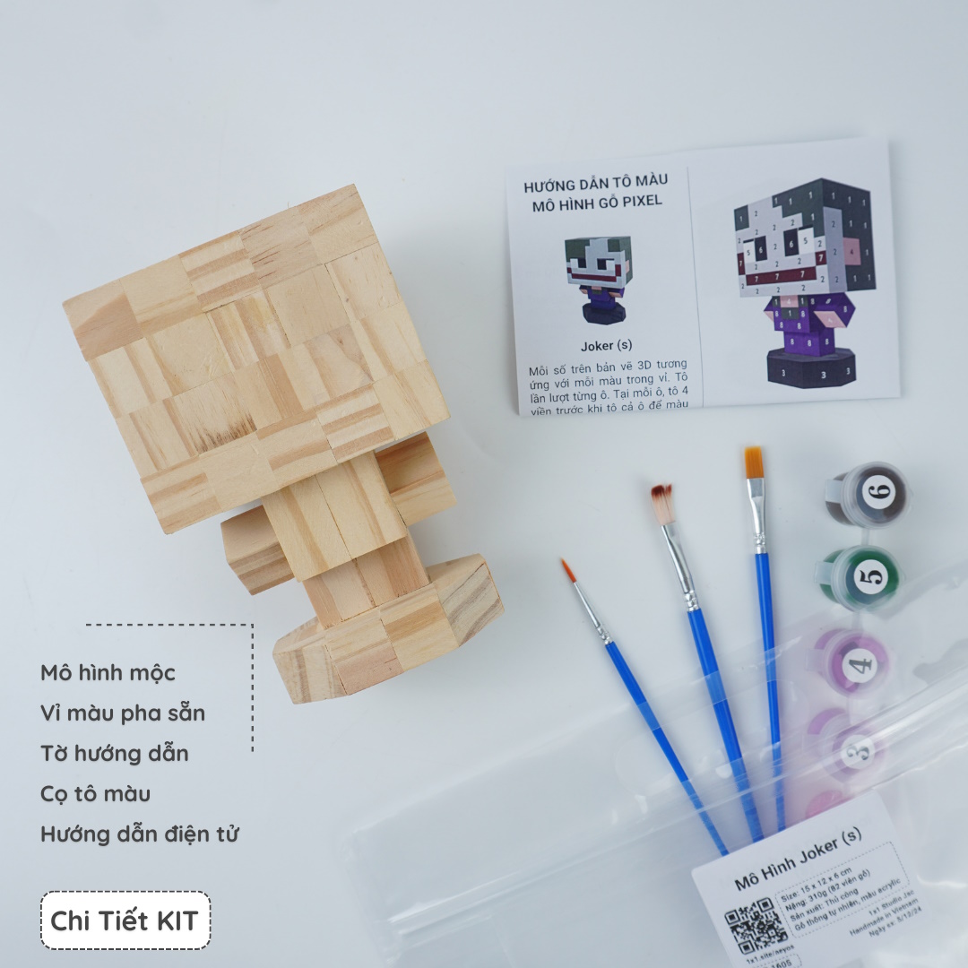 (DIY) Kit Tô Màu Joker (size s)
