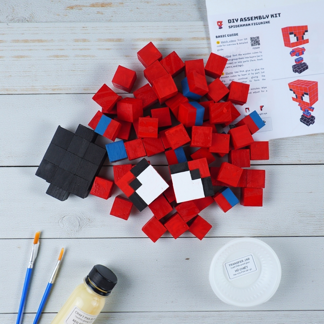 p9. Bộ Lắp Ghép Nhân Vật Người Nhện Spider-man