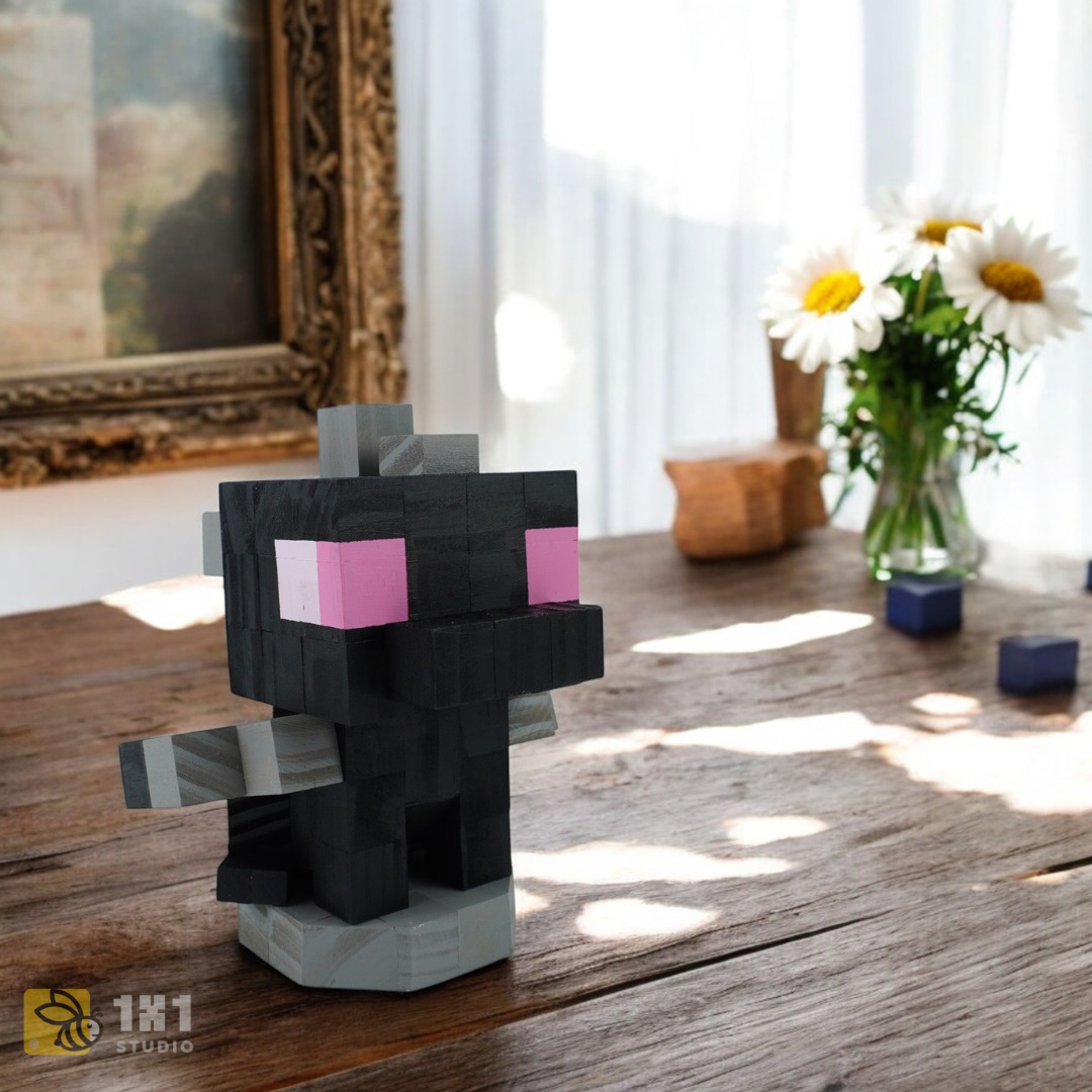 Mô Hình Gỗ Minecraft Ender Dragon (size s)