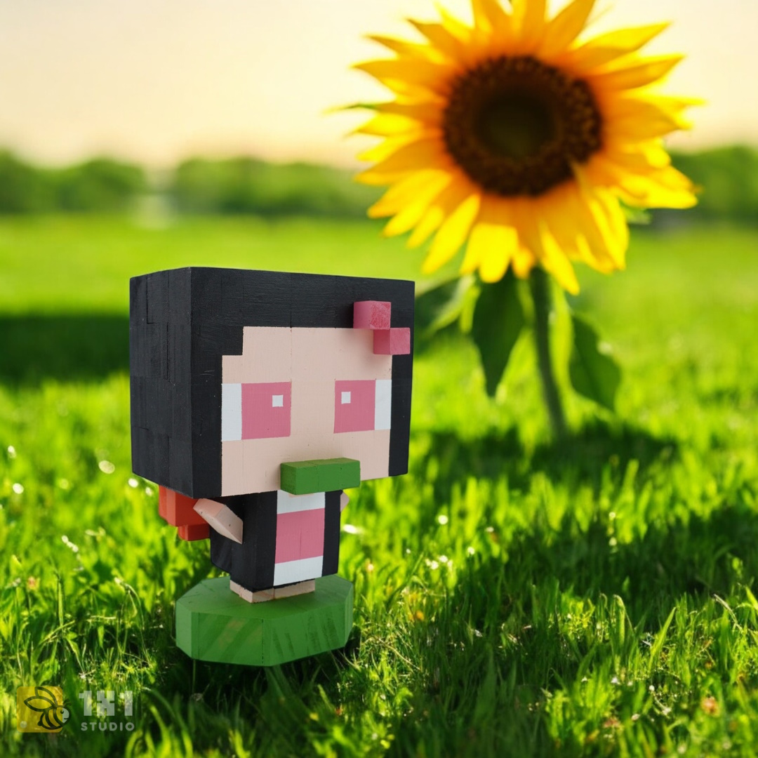 Mô Hình Gỗ Nhân Vật Nezuko