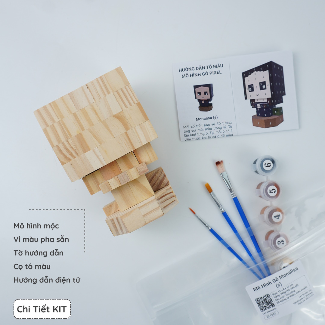 (DIY) Kit Tô Màu Mona Lisa