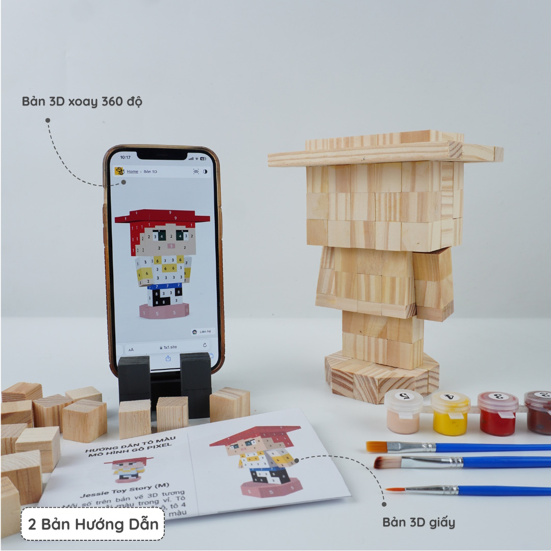 (DIY) KIt Tô Màu Jessie Toy Story (size M)