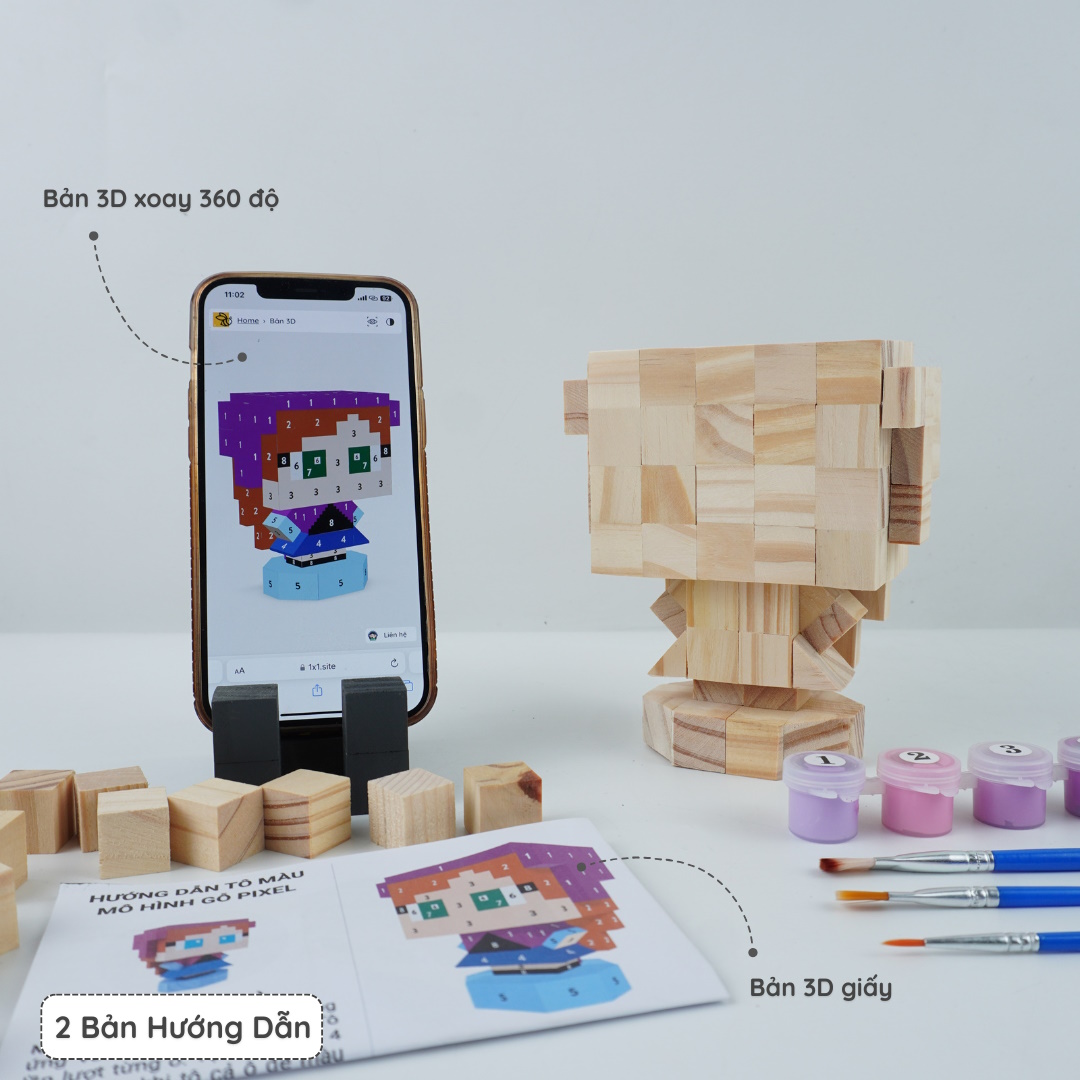 (DIY) Kit Tô Màu Nhân Vật Anna (Frozen)