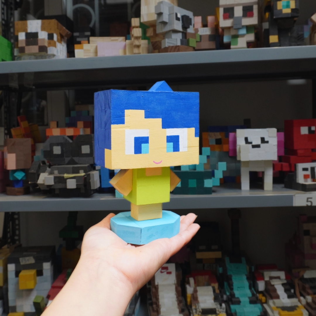 (DIY) Kit Tô Màu Mô Hình Nhân Vật Joy Inside Out