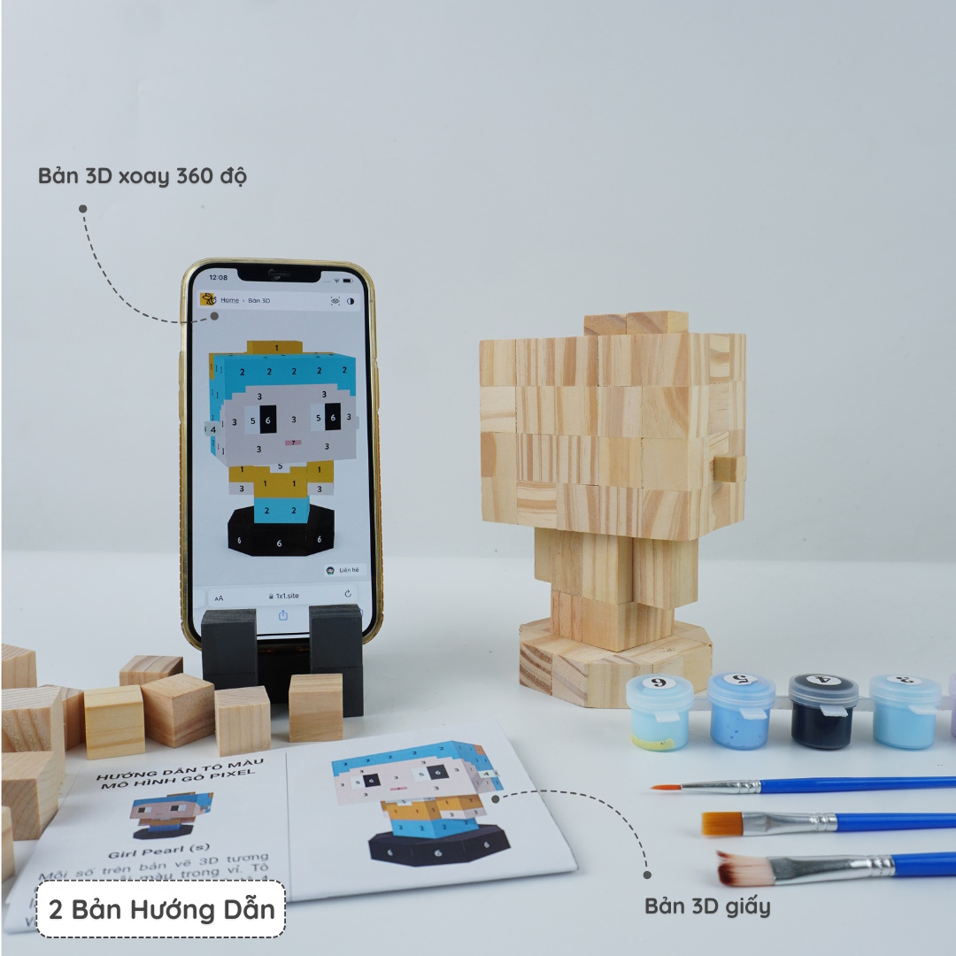 (DIY) Kit Tô Màu Girl with Pearl Earring