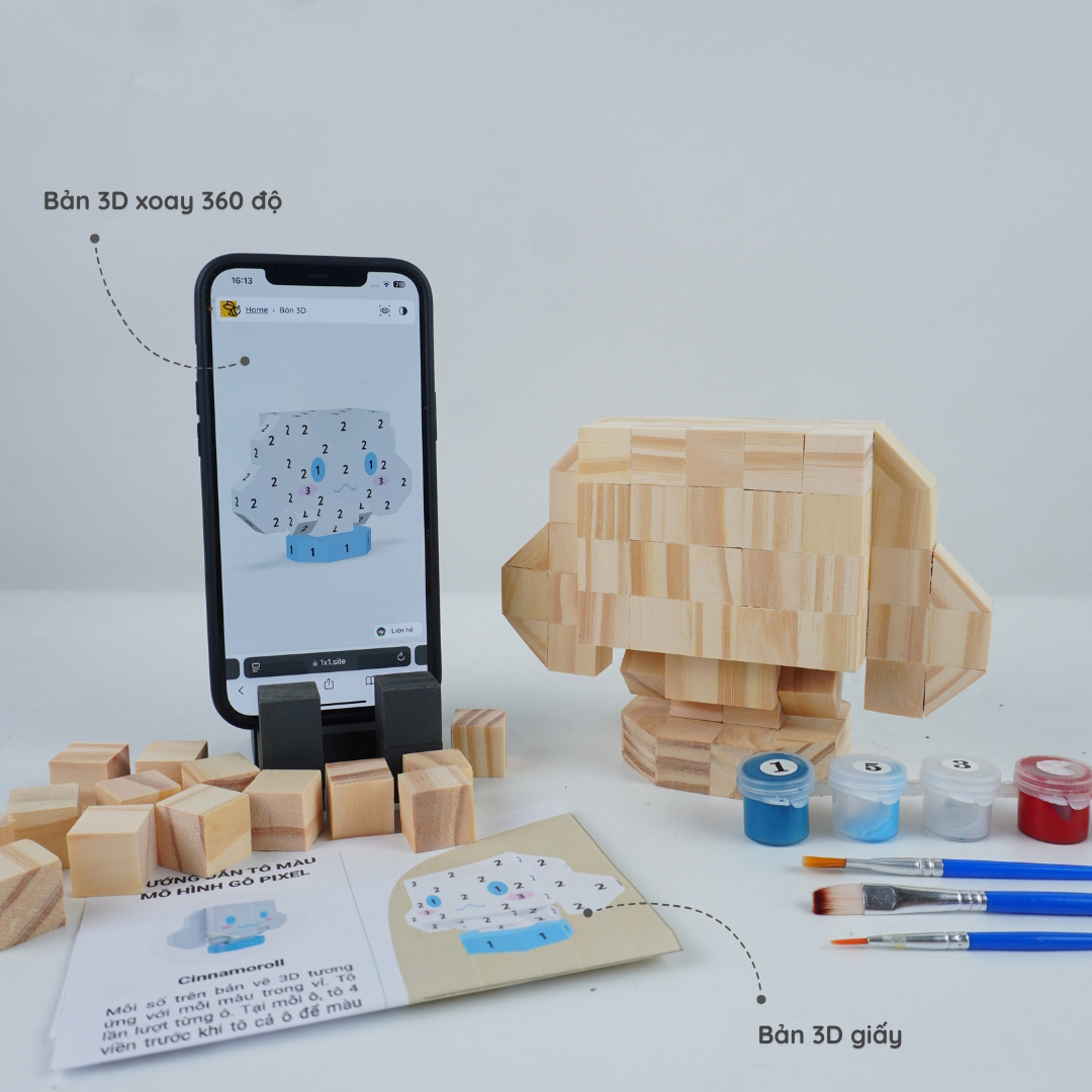 (DIY) Kit Tô Màu Nhân Vật Cinnamoroll (s)