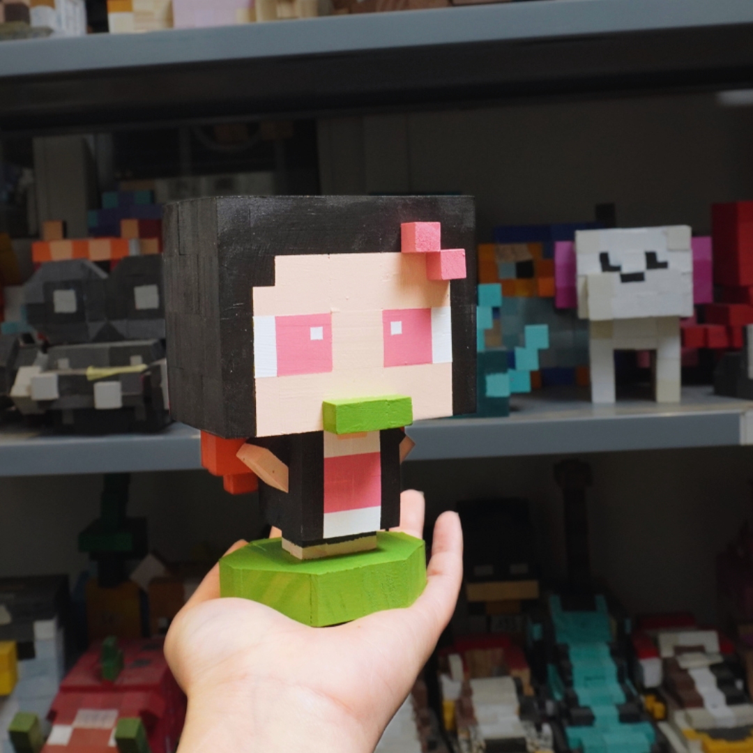 Mô Hình Gỗ Nhân Vật Nezuko