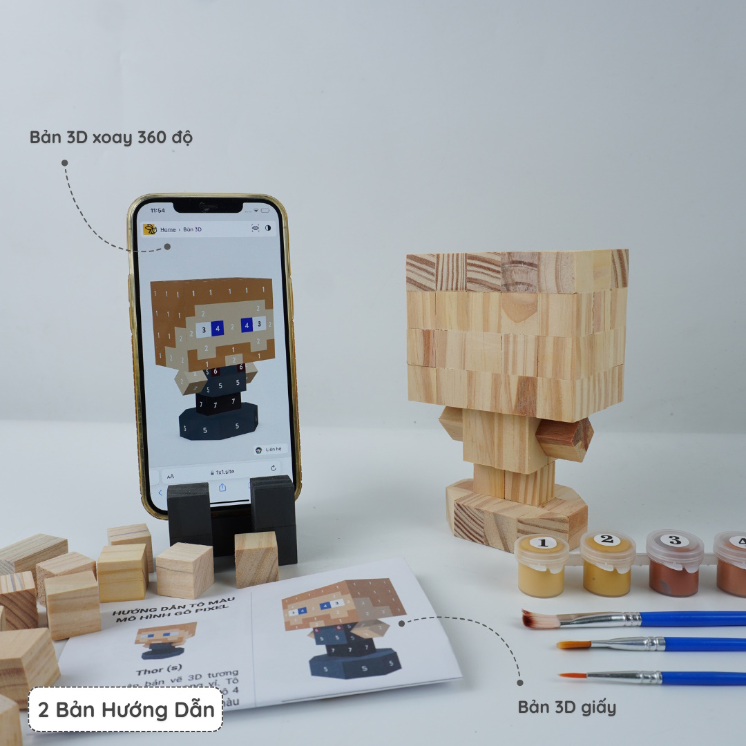 (DIY) Kit Tô Màu Thor (size s)