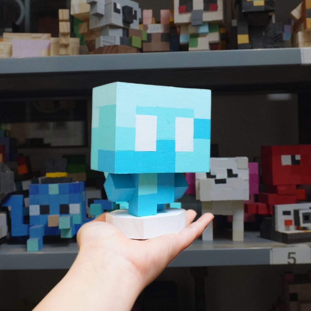 (DIY) Kit Tô Màu Mô Hình Minecraft Allay (s)