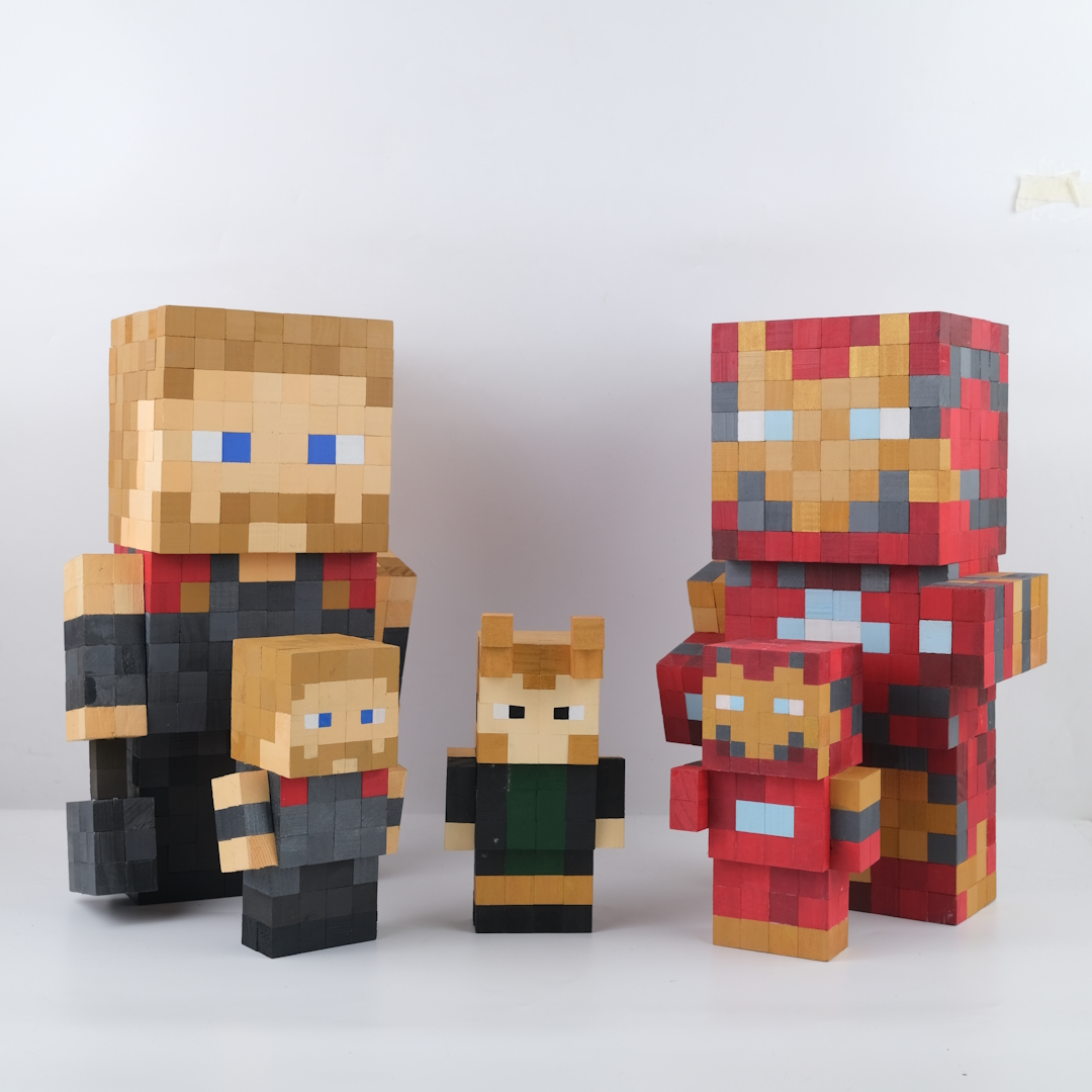 Mô Hình Gỗ Bigsize Thor (Art Toy)