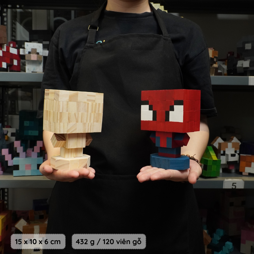 (DIY) Kit Tô Màu Spiderman (size s)