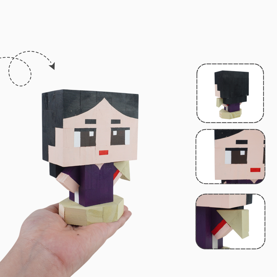 Mô Hình Gỗ Thiếu Nữ Áo Dài Huế