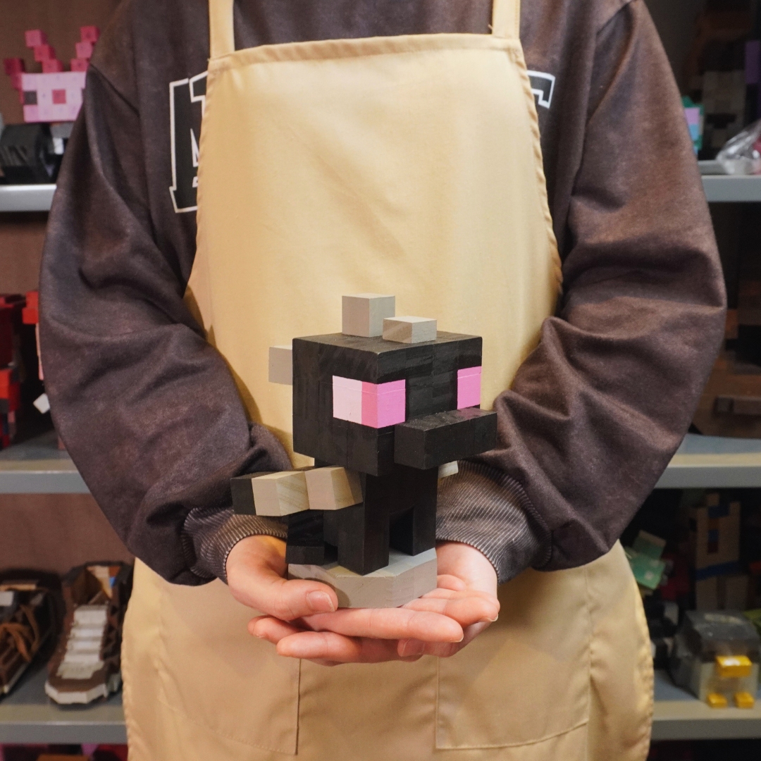 Mô Hình Gỗ Minecraft Ender Dragon (size s)