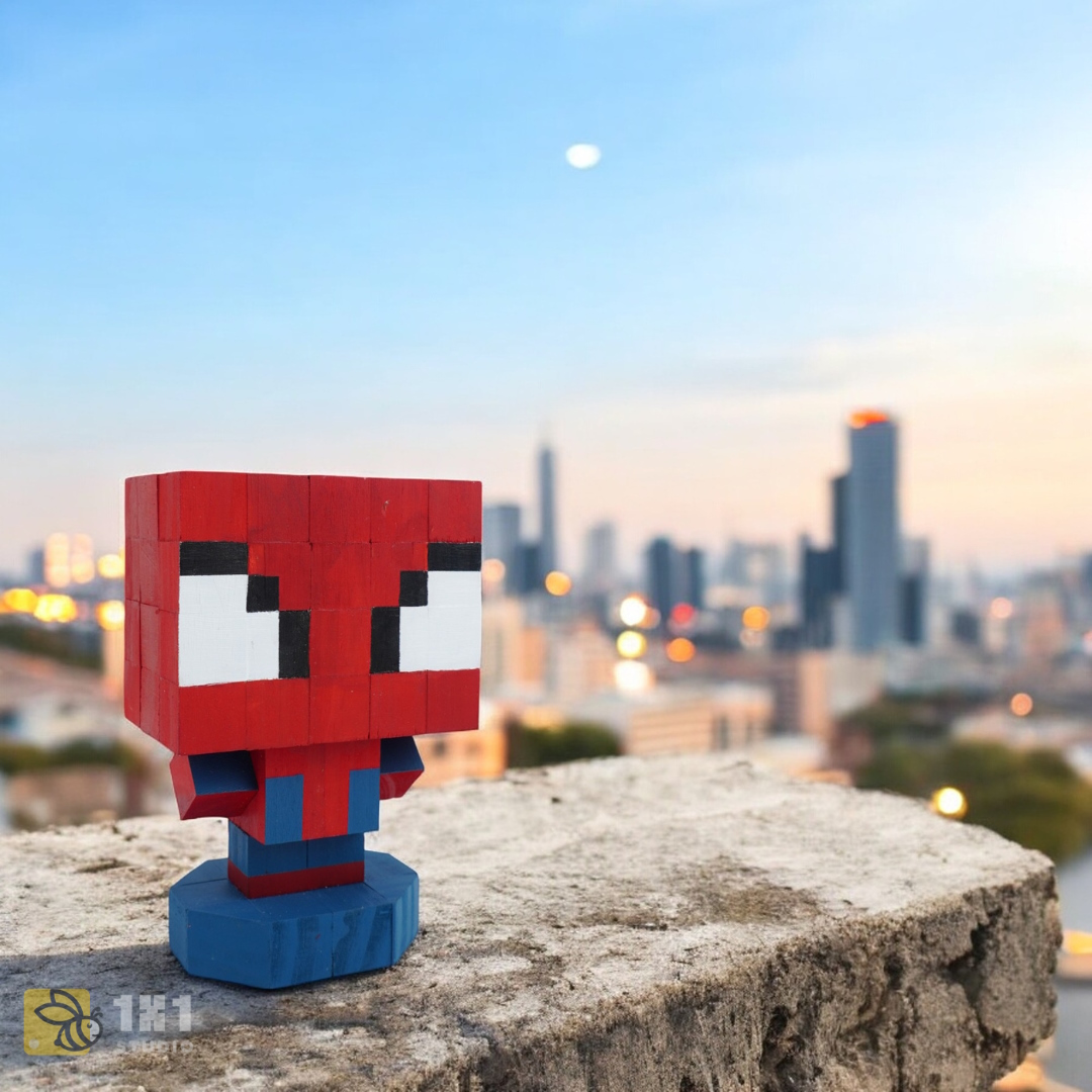 Mô Hình Gỗ Spiderman (size s)