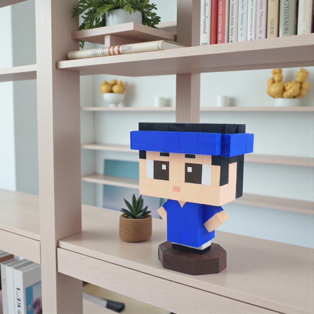 (DIY) Kit Tô Màu Mô Hình Chàng Trai Áo Dài