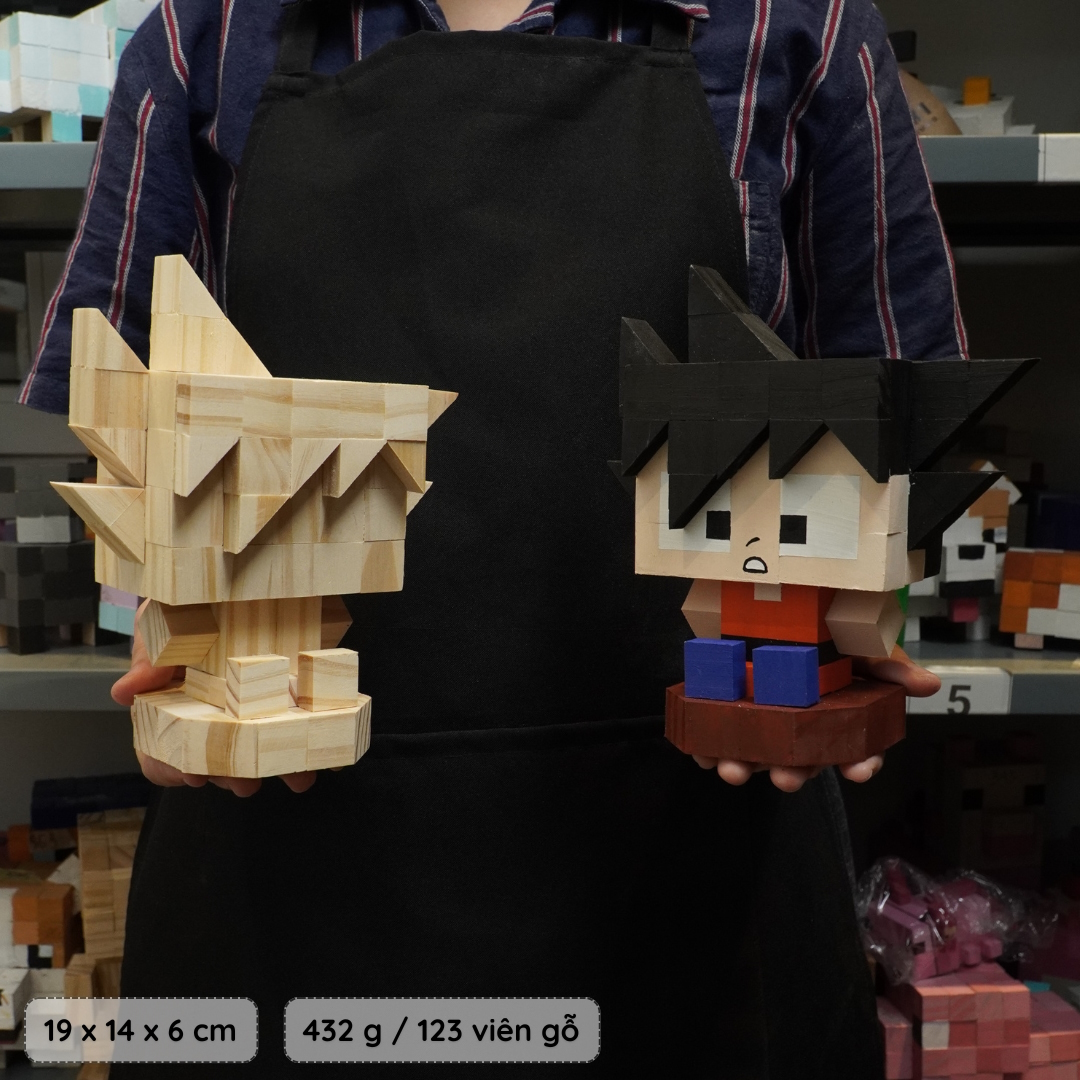 (DIY) Kit Tô Màu Songoku (size s)