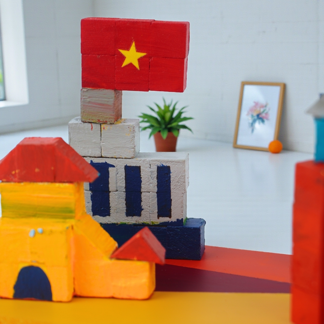 p1. Bộ Lắp Ghép Mô Hình Gỗ Hồ Chí Minh City (i3)