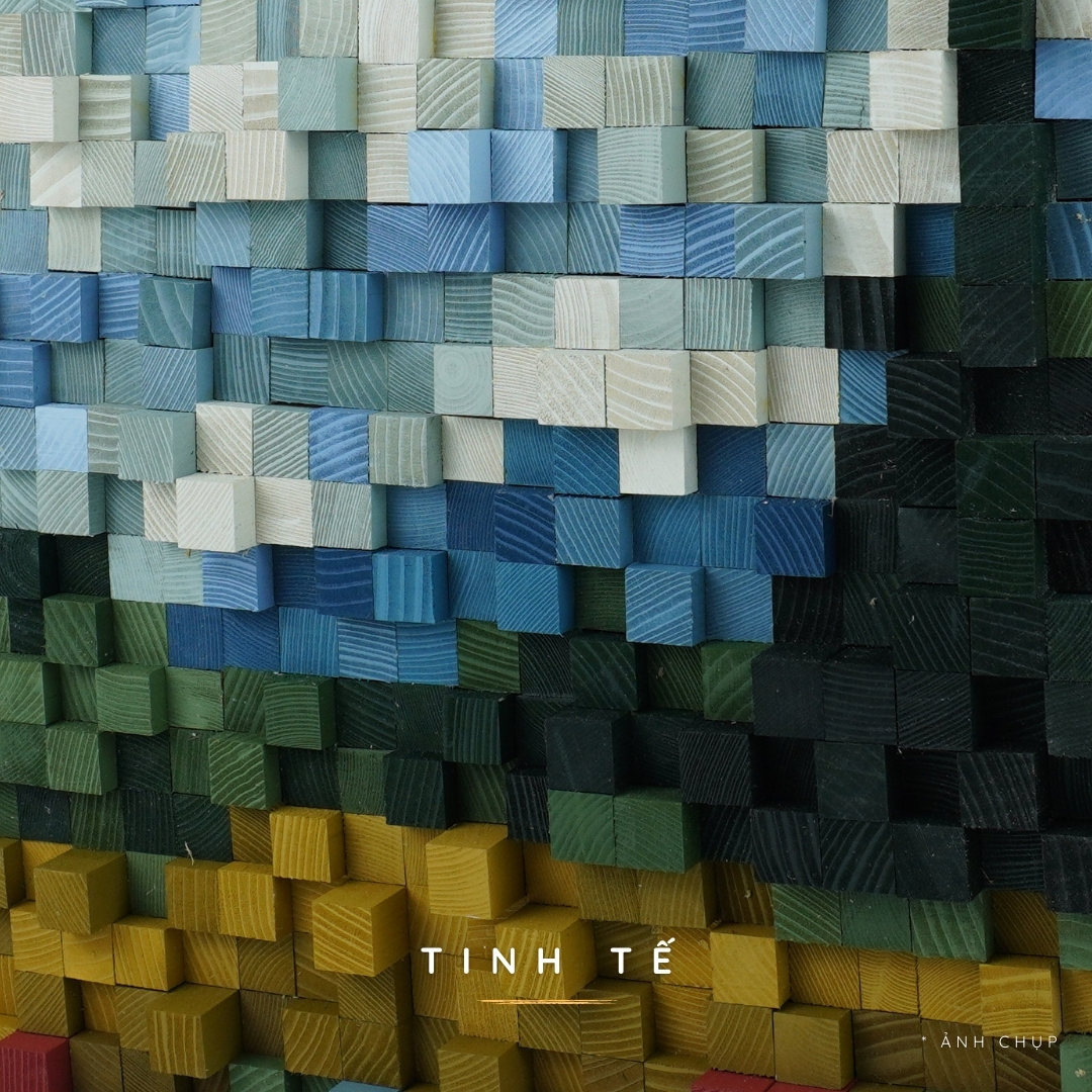 Tranh Pixel The Wheat Field (Blur)