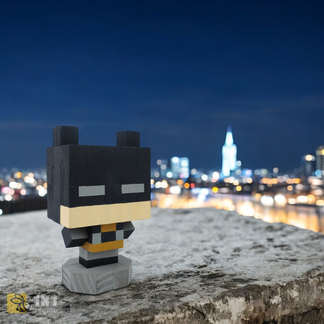 Mô Hình Gỗ Batman (size s)