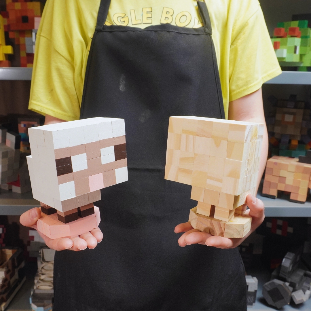 (DIY) Kit Tô Màu Mô Hình Minecraft Sheep Cừu (s)