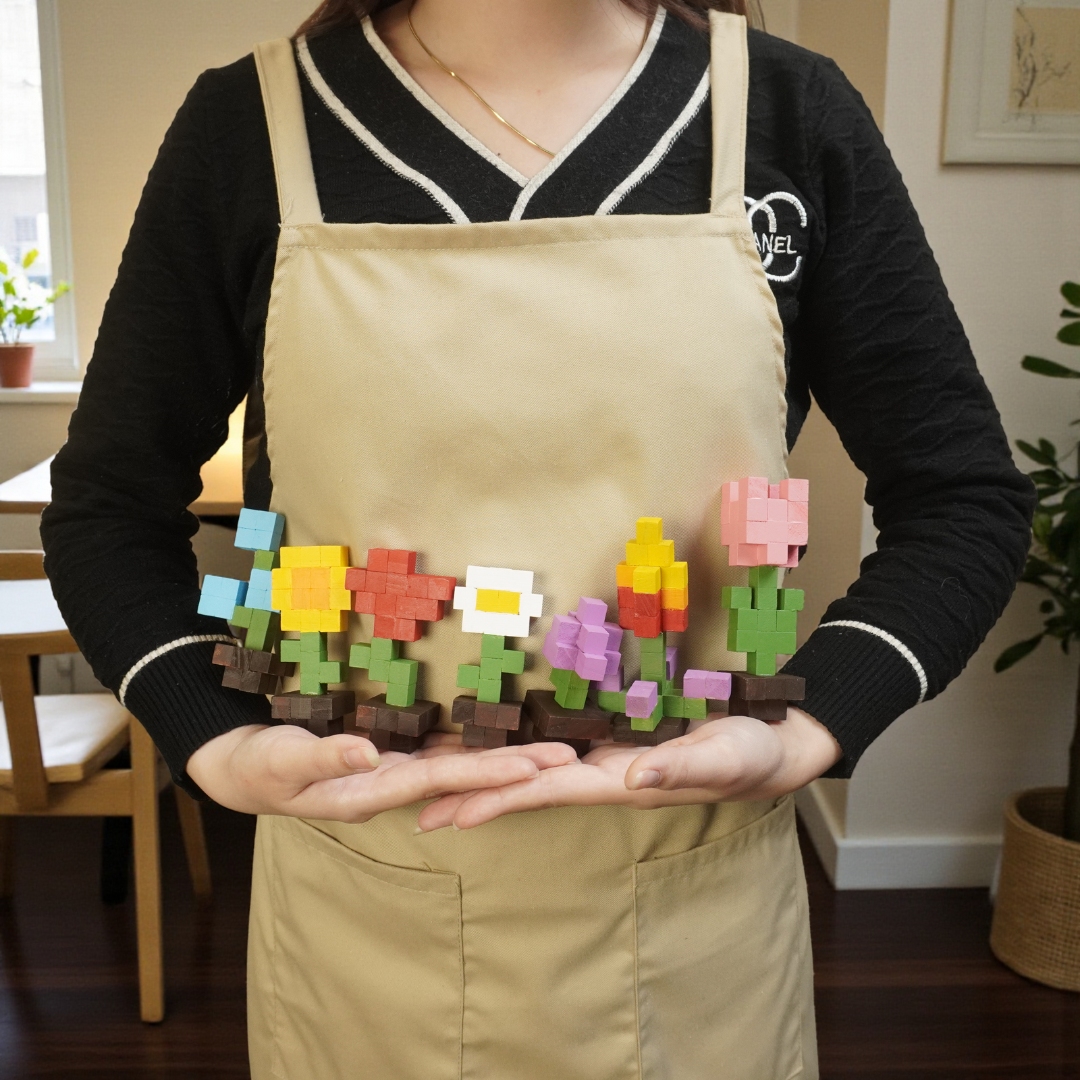 p5 - Bộ Lắp Ghép 7 Bông Hoa S14 (Bộ 1)