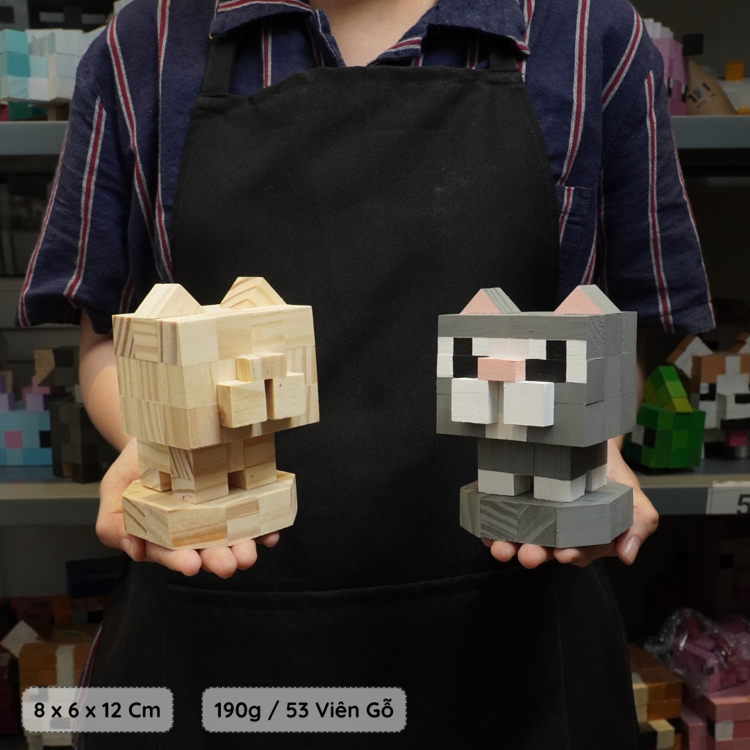 (DIY) Kit Tô Màu 12 Con Giáp Mão (Mèo)